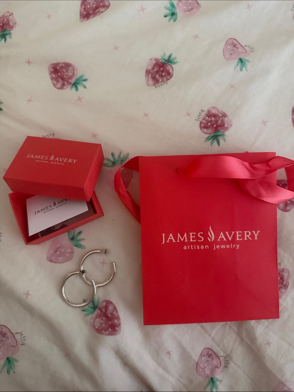 James Avery Large Fiesta Hoop Earrings